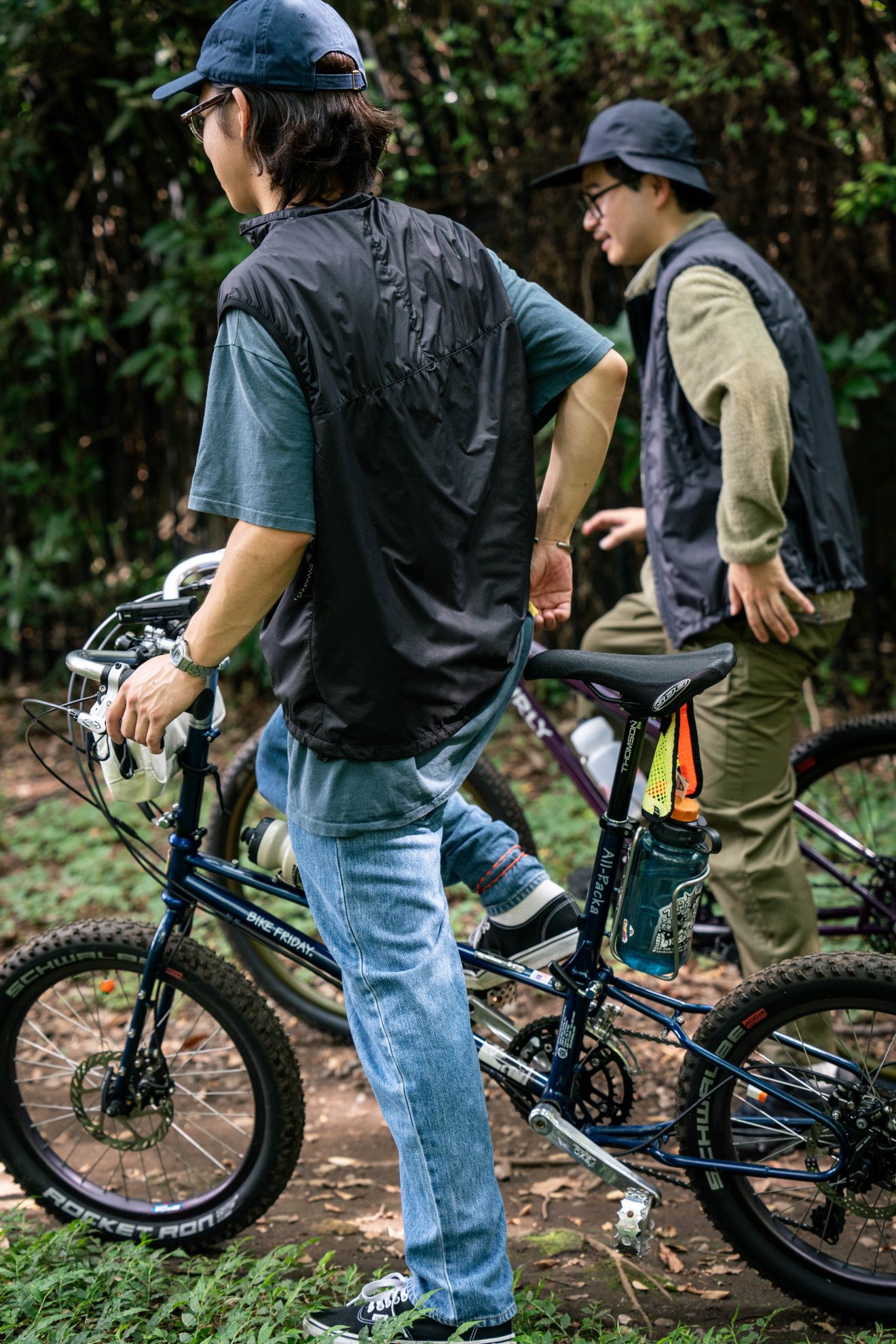 Pilgrim x Blue Lug Velocity Vest & Alpha Series - BIKE SHOP BLUE
