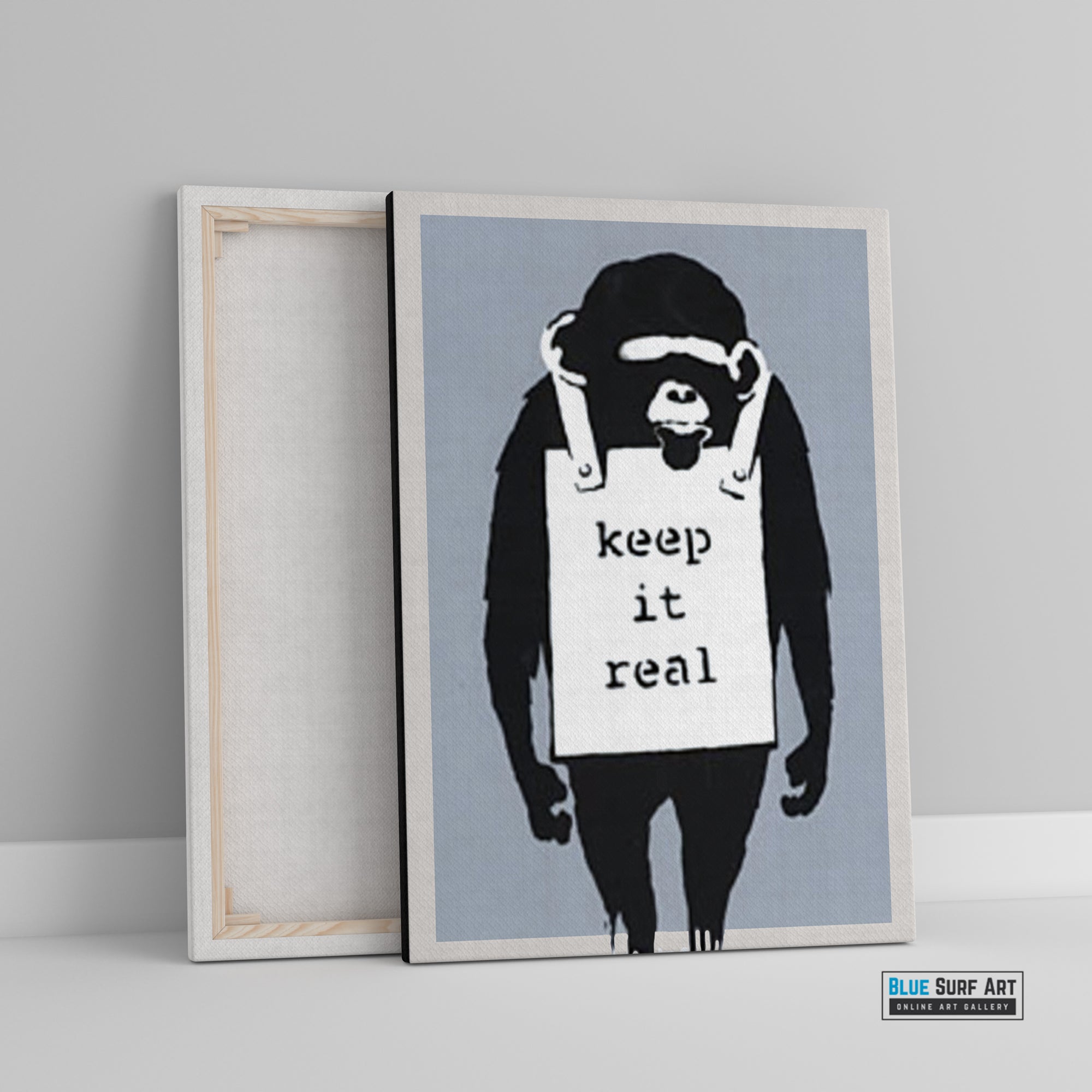 Banksy Monkey Keep it Real Banksy Art for Sale Graffiti Original