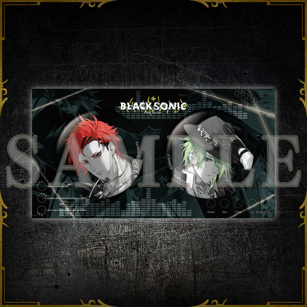 BLACK SONIC 缶バッジセット – ブラックスター -Theater Starless