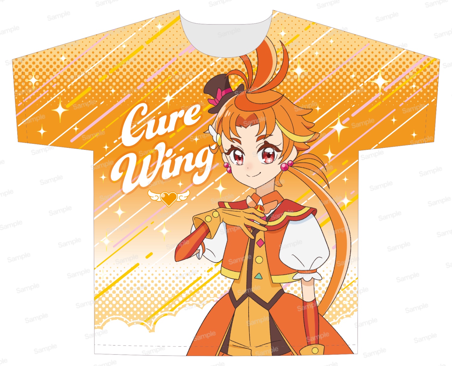 ひろがるスカイ！プリキュア フルグラフィックTシャツ キュアウィング