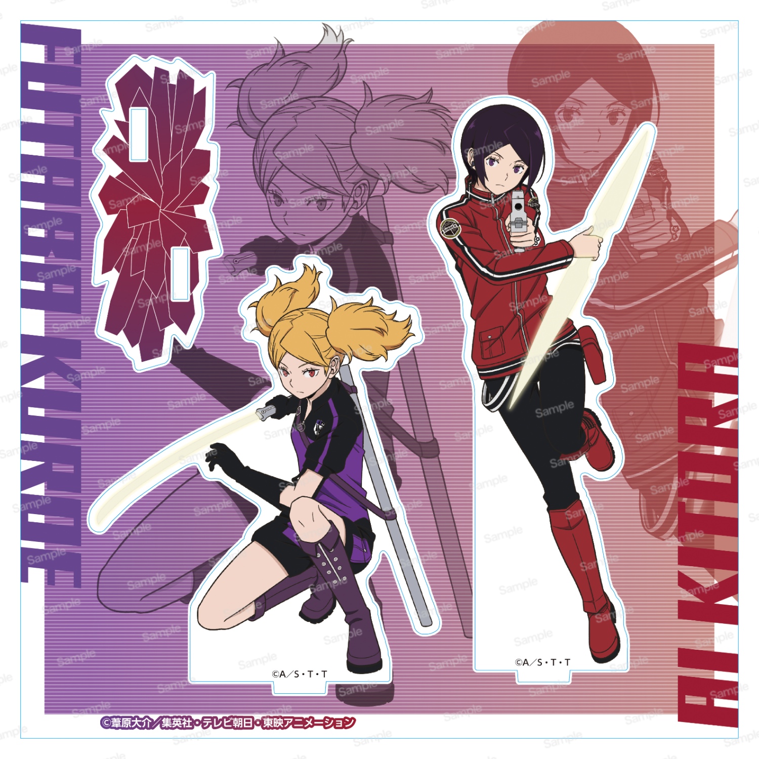 ワールドトリガー アクリルスタンド -BATTLE2- 木虎藍&黒江双葉