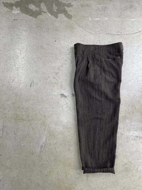 kaval / phoenix pants 'wool dobby herringbone'(カヴァルの