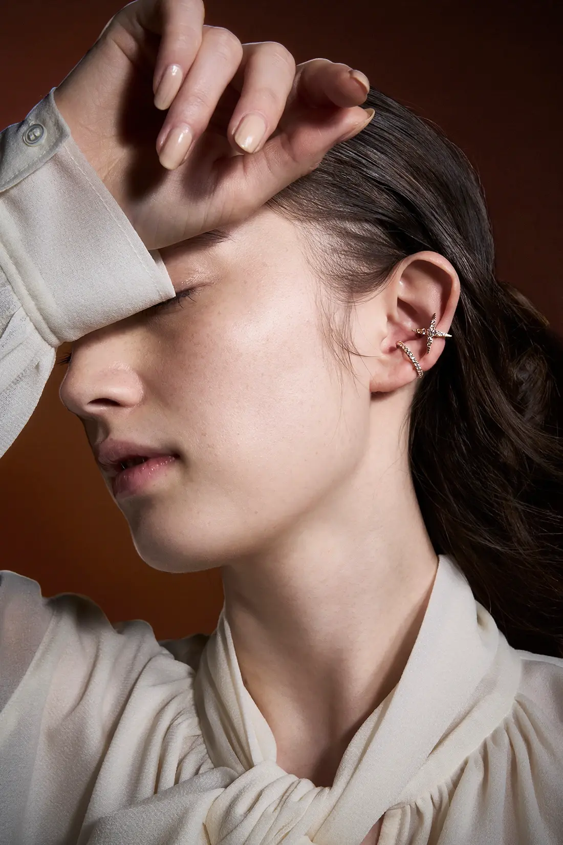 BROWN ear CUFF debut | Brown Diamond