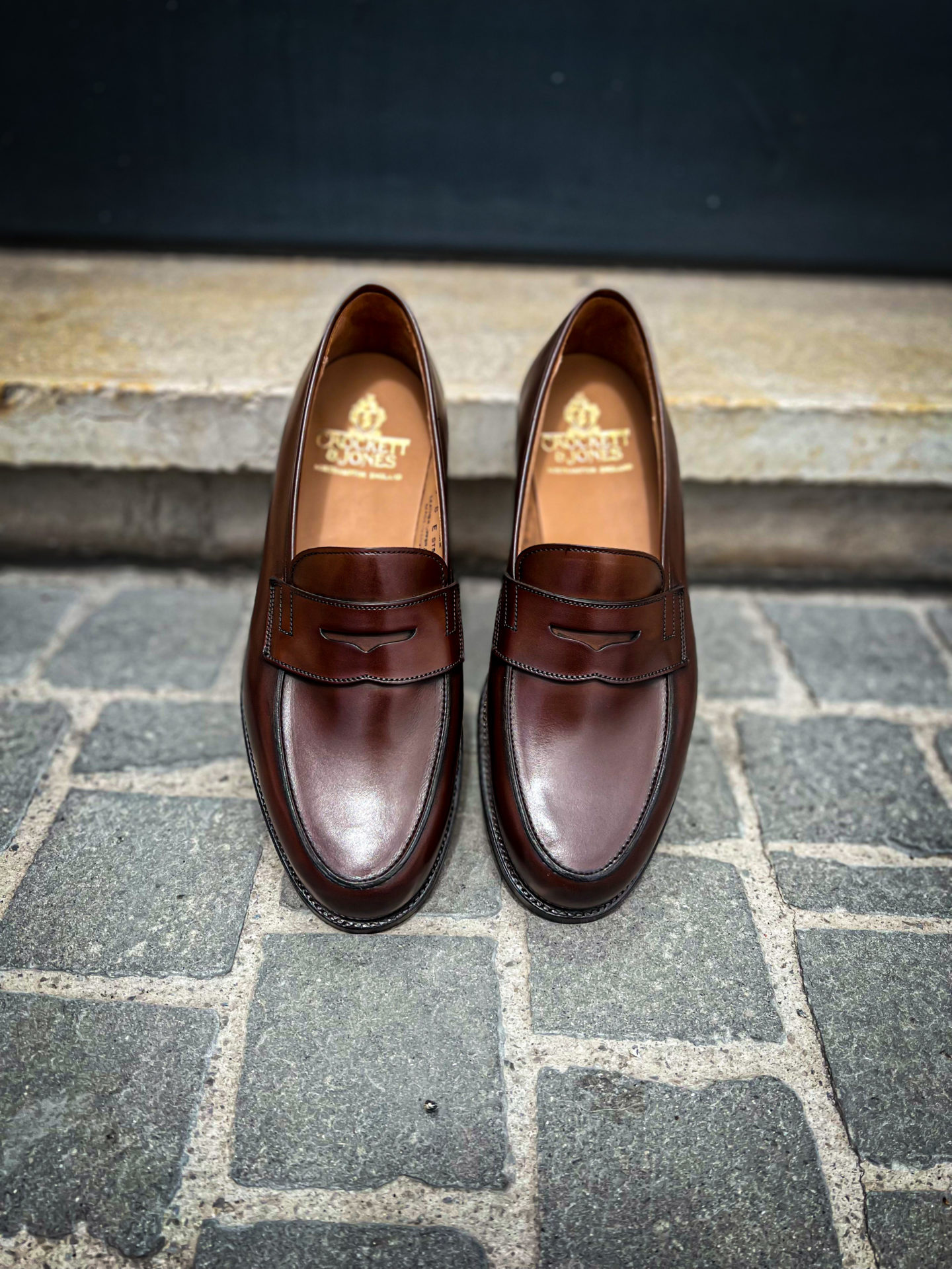 Crockett & Jones Grantham Dark Brown Leather • Brogue