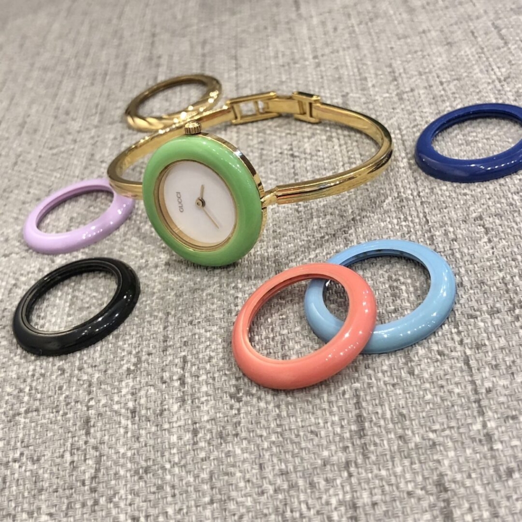 GUCCI グッチチェンジベゼル腕時計 交換用ベゼル付き GUCCI チェンジ