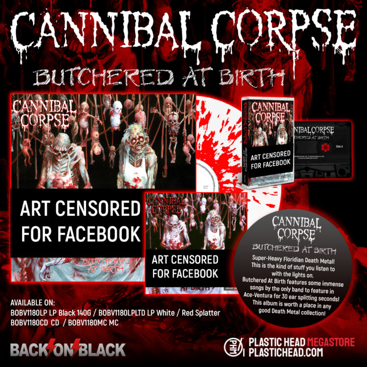 CANNIBAL CORPSE Classics Reissued On LP, CD, MC Via Back On Black