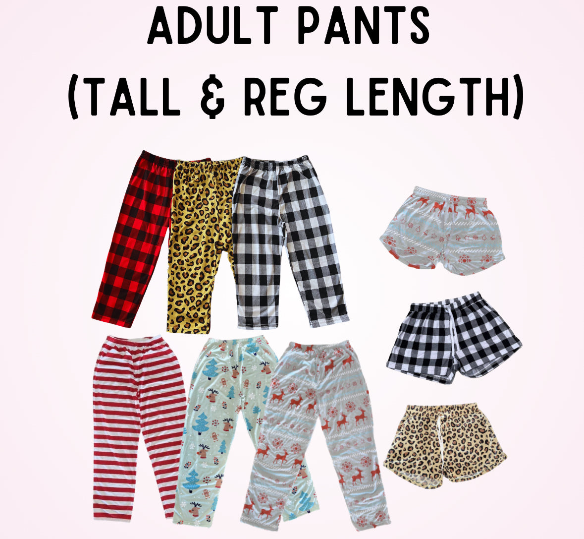 Pajama Pants: Adult – Bradshaw Blanks