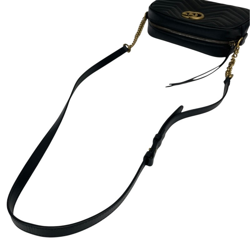 GUCCI】グッチ GGマーモント スモール 447632 ショルダーバッグ レザー