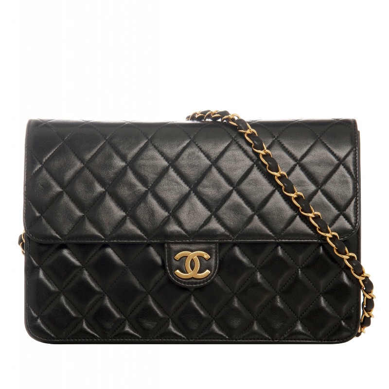 チェーンショルダーバッグ マトラッセ シングルフラップ プッシュ