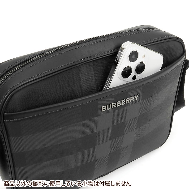 Brandol / BURBERRY バーバリー ショルダーバッグ チェック柄 ブラック