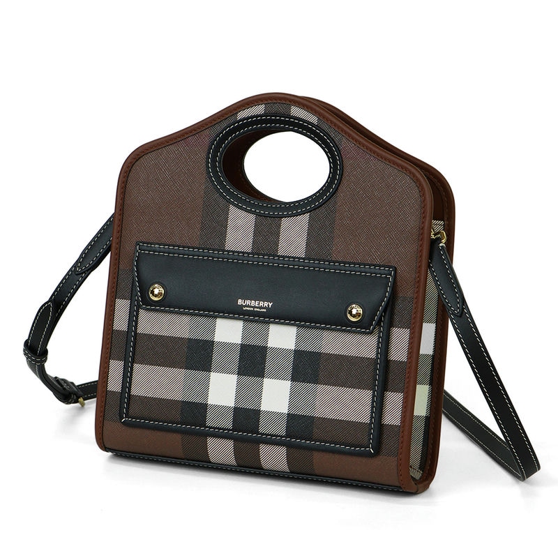 Brandol / BURBERRY バーバリー ショルダーバッグ チェック柄 ミニ