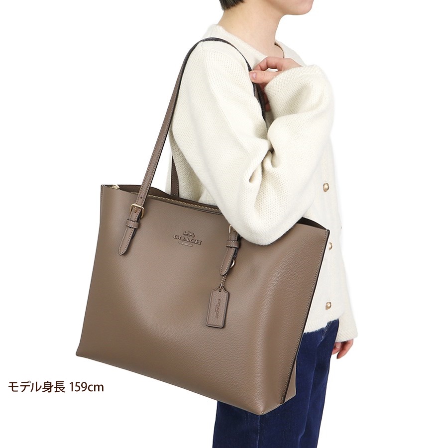Brandol / COACH コーチ トートバッグ レザー モリー トート モカ