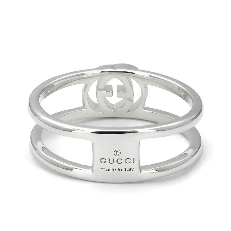 Brandol / GUCCI グッチ リング インターロッキングG シンオープン