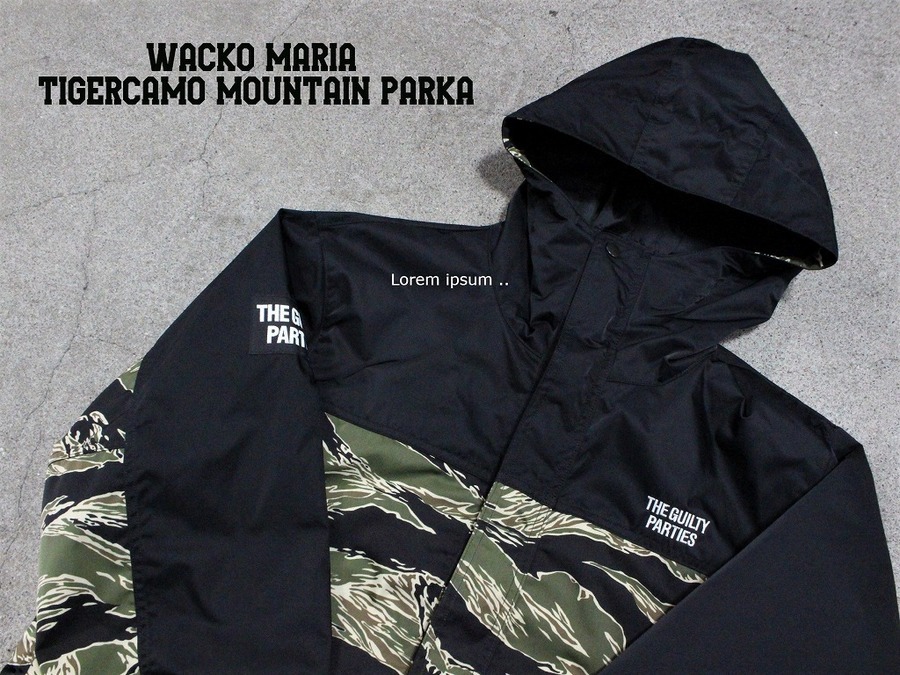 漢はタイガーカモ！！】WACKO MARIA(ワコマリア)からマウンテン