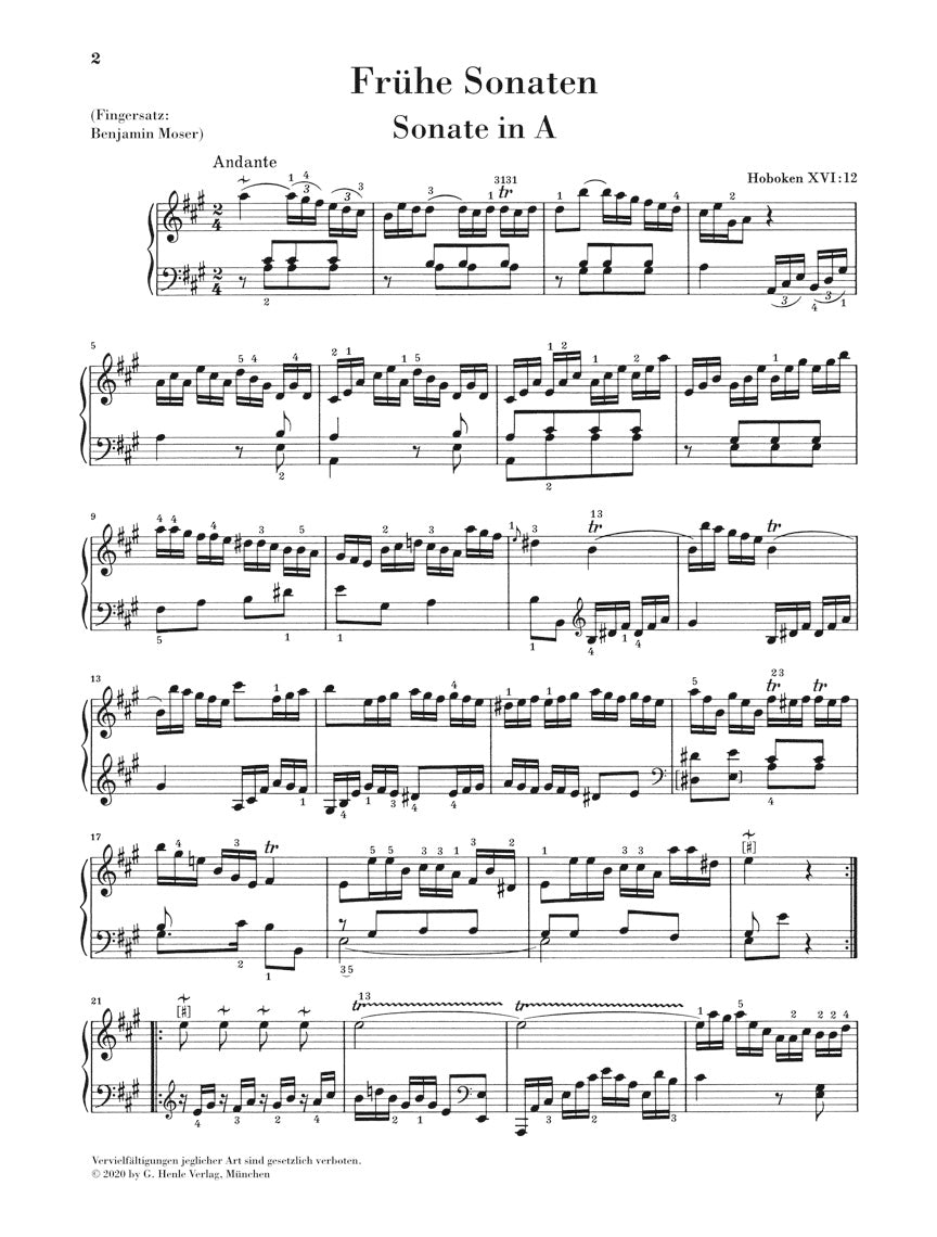 ピアノ／ハイドン：ピアノ・ソナタ全集 第1巻 – BREMEN MUSIC SHOP