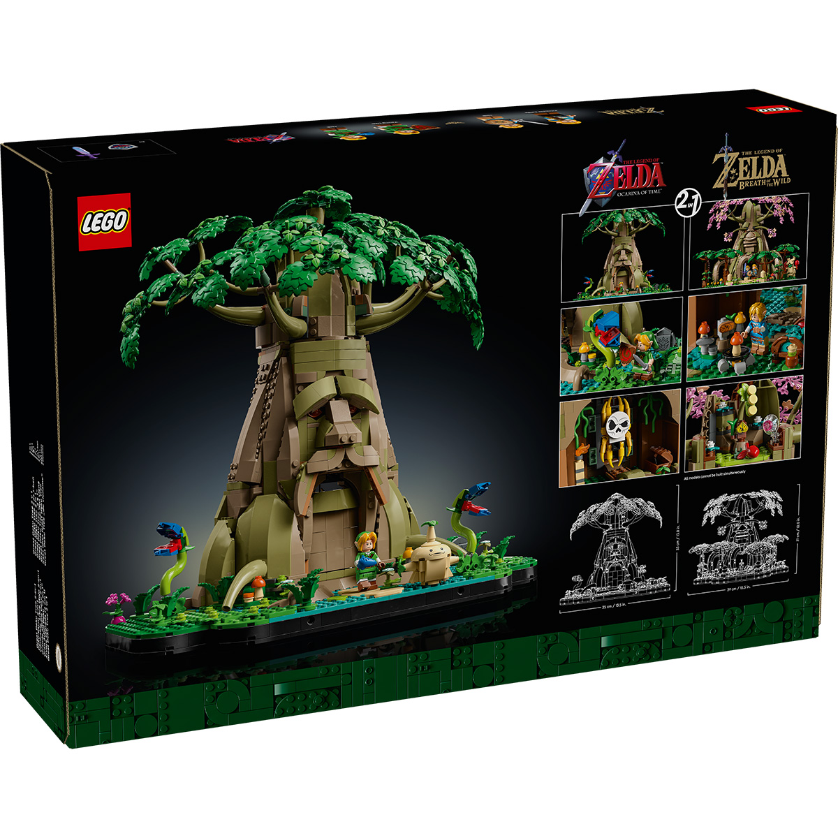 LEGO Great Deku Tree 77092 – Zelda 2‑in‑1 copac iconic | Brick