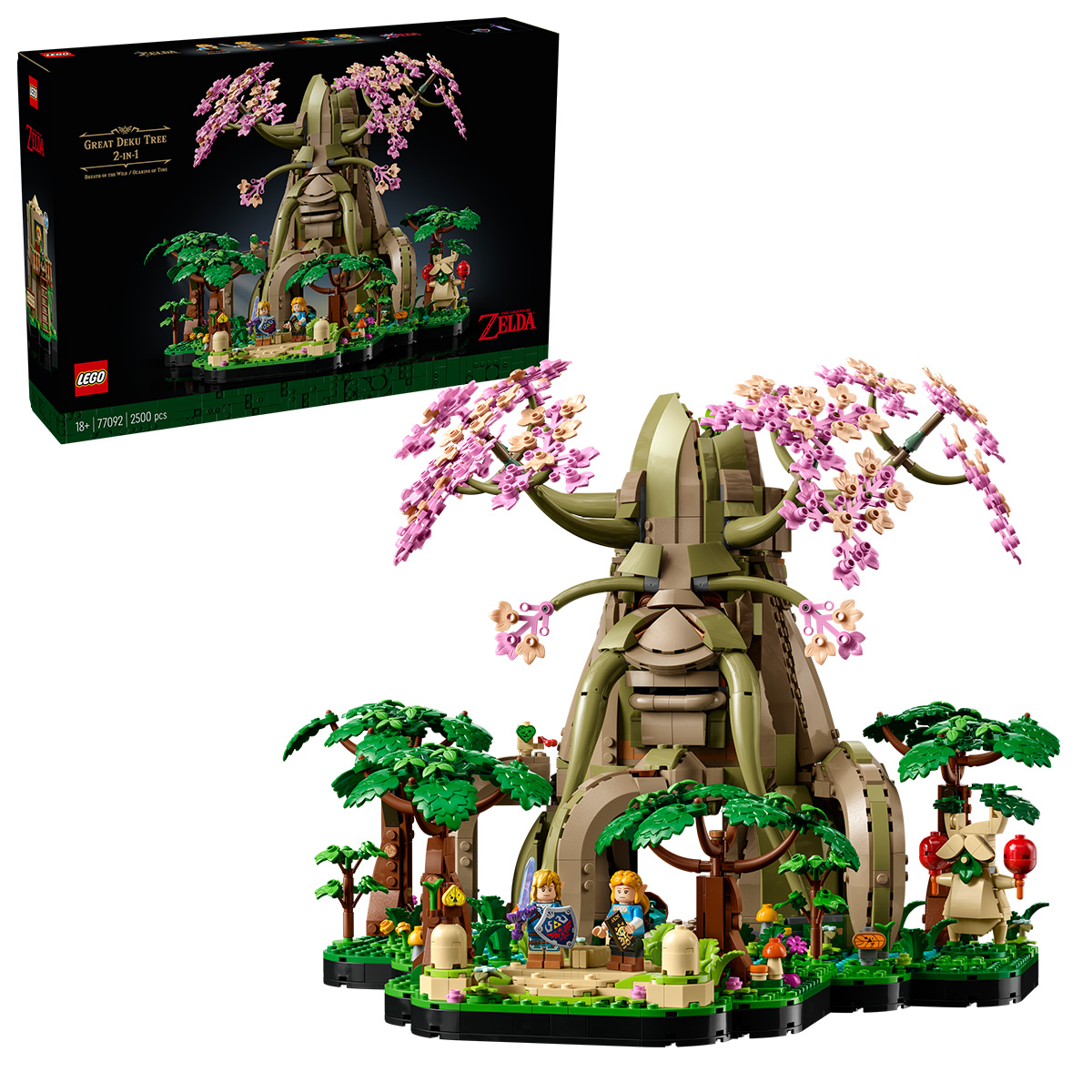 LEGO Great Deku Tree 77092 – Zelda 2‑in‑1 copac iconic | Brick