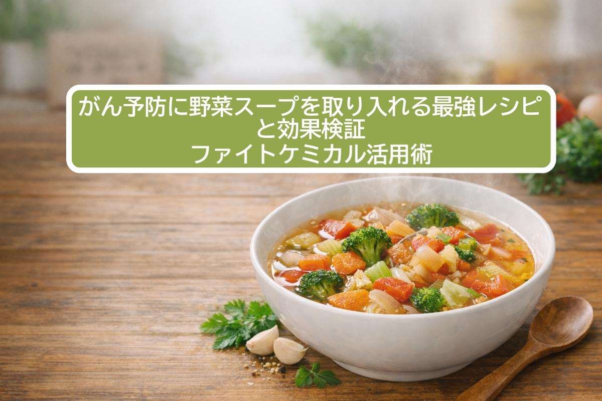 がん予防に野菜スープを取り入れる最強レシピと効果検証｜ファイト