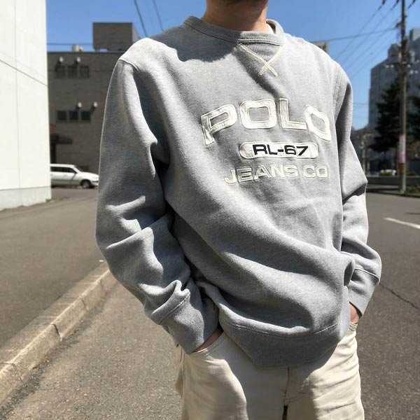 テ*ん様 US-RL NEW YORK 67 スウェット ラルフローレン 虎 刺 POLO