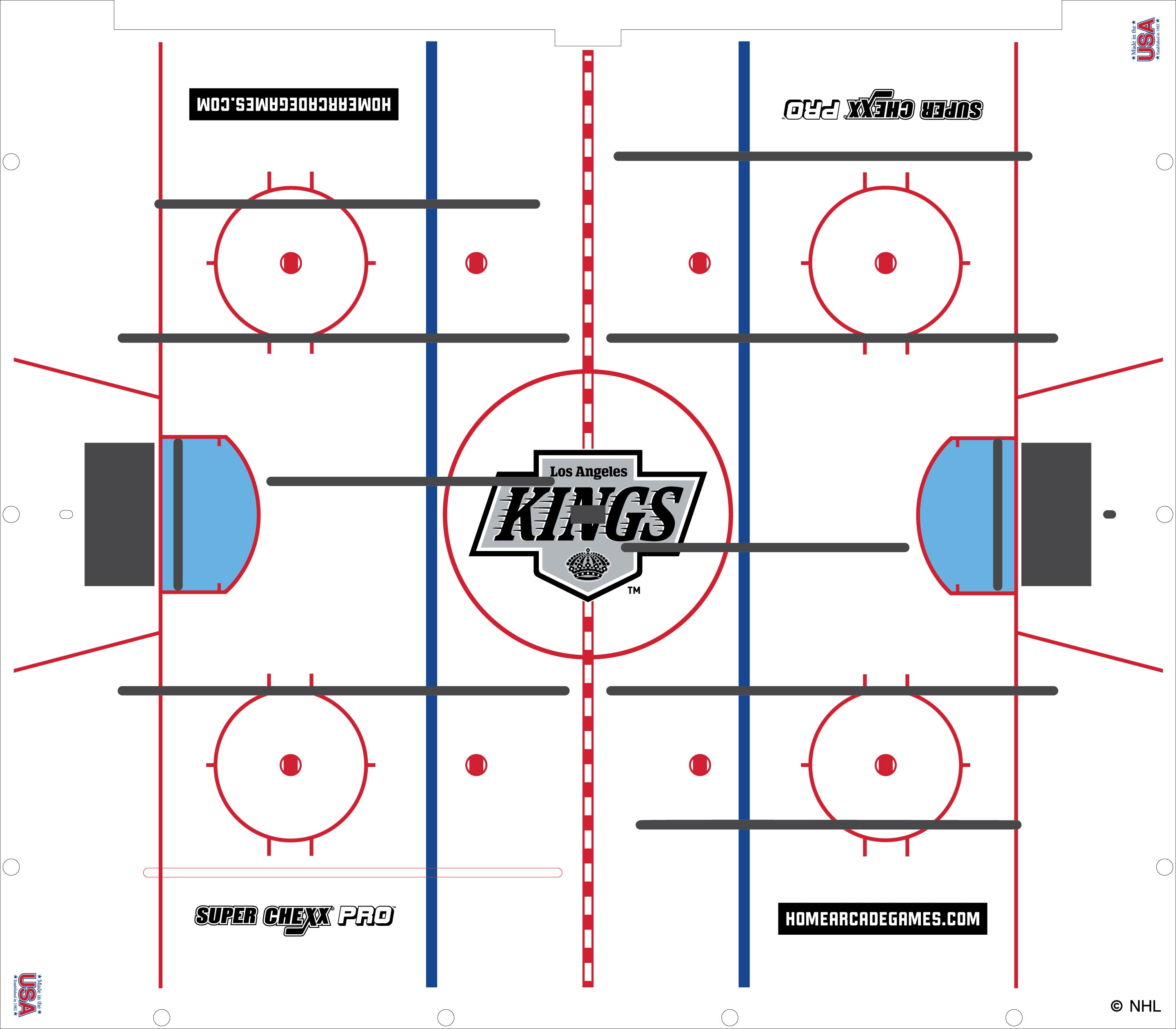 L.A. Kings NHL Super Chexx Pro Bubble Hockey – Super Chexx Store