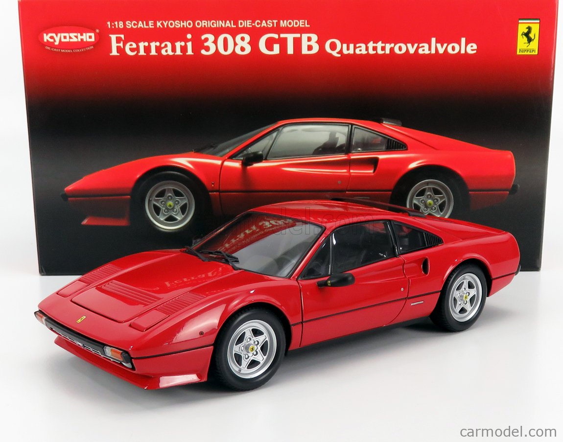 KYOSHO 08182R Scale 1/18 | FERRARI 308 GTB QUATTROVALVOLE 1980 RED