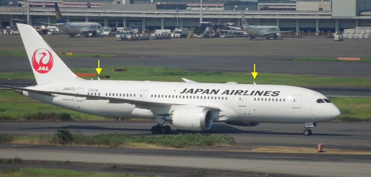 胴体の上の突起物は何？飛行機のアンテナについて解説します！｜不器用
