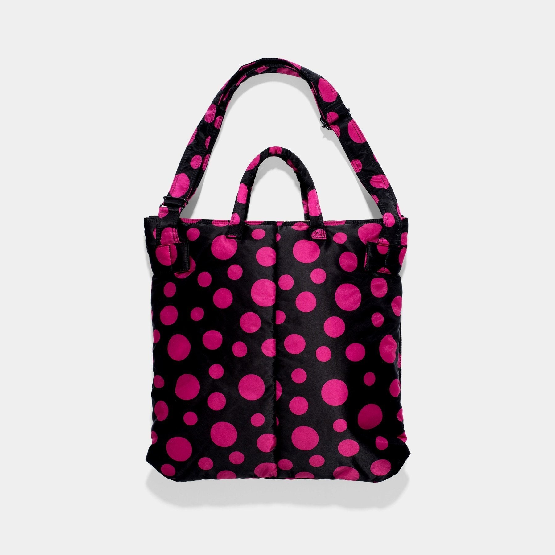 PORTER YOSHIDA X YAYOI KUSAMA HELMET BAG PINK DOTS