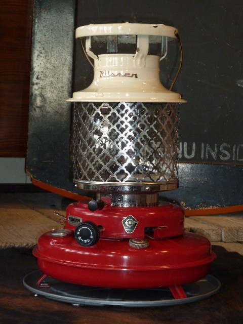 ニッセンBS-3B ,日本船燈株式会社,1969年 敷皿付 新品芯 - BURN-UPS!