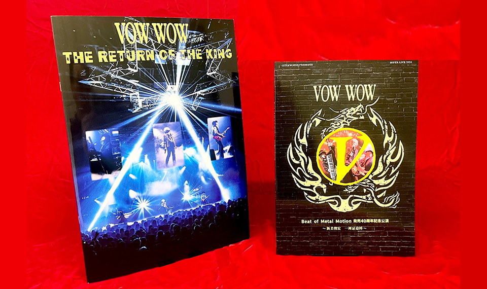 VOW WOWの栄光の歴史を刻んだ2冊のブックレット『THE RETURN OF THE