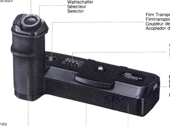 Contax 159 Winder W-7 instruction manual, PDF user manual