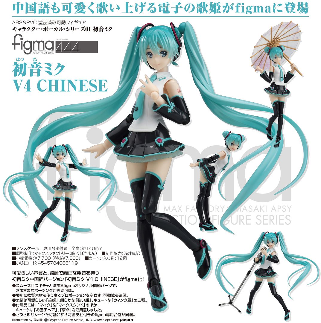 VOCALOID系列: 日版figma「初音未來」V4 CHINESE : buyway.hk