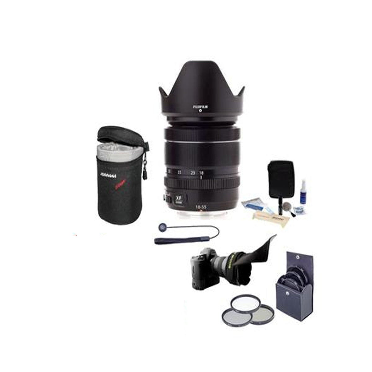 Fujifilm XF 18-55mm (27.4-83.8mm) F2.8-4 R LM OIS Lens with