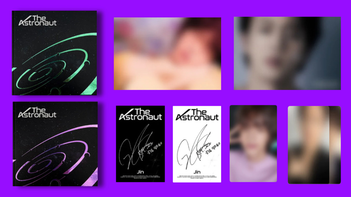 BTS JIN The Astronaut トレカ ラキドロ 公式 BTS JIN The Astronaut