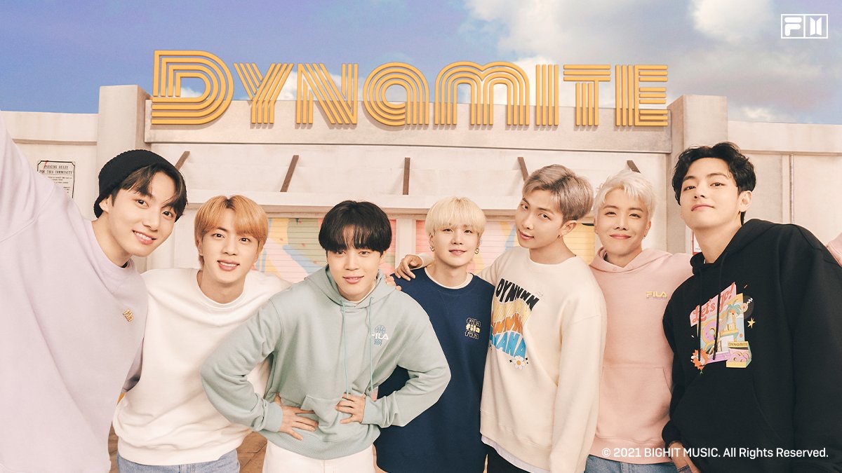 BTS×FILA Dynamiteコレクション！日本でも発売！「Let's Be Dynamite
