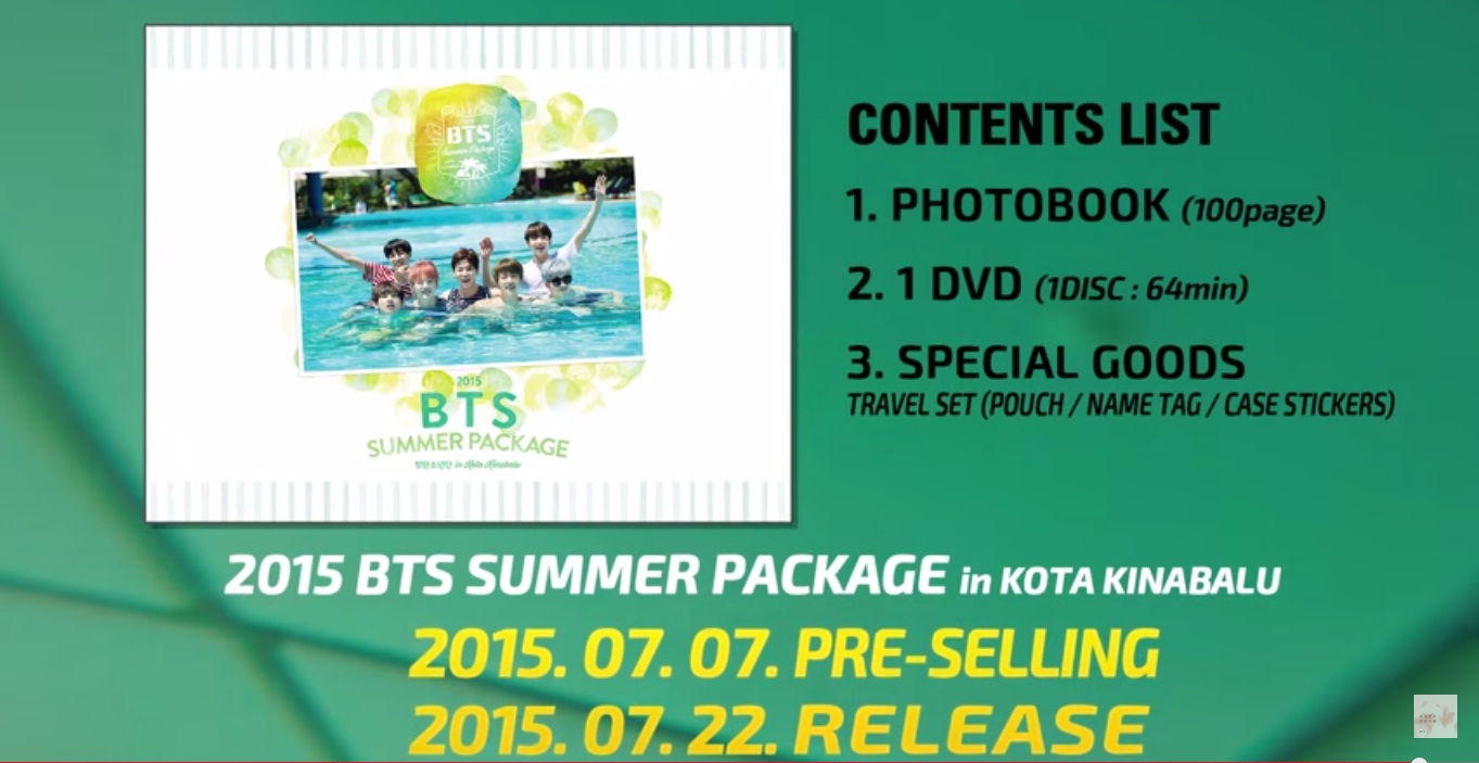 INFO] 2015 BTS Summer Package in Kota Kinabalu |
