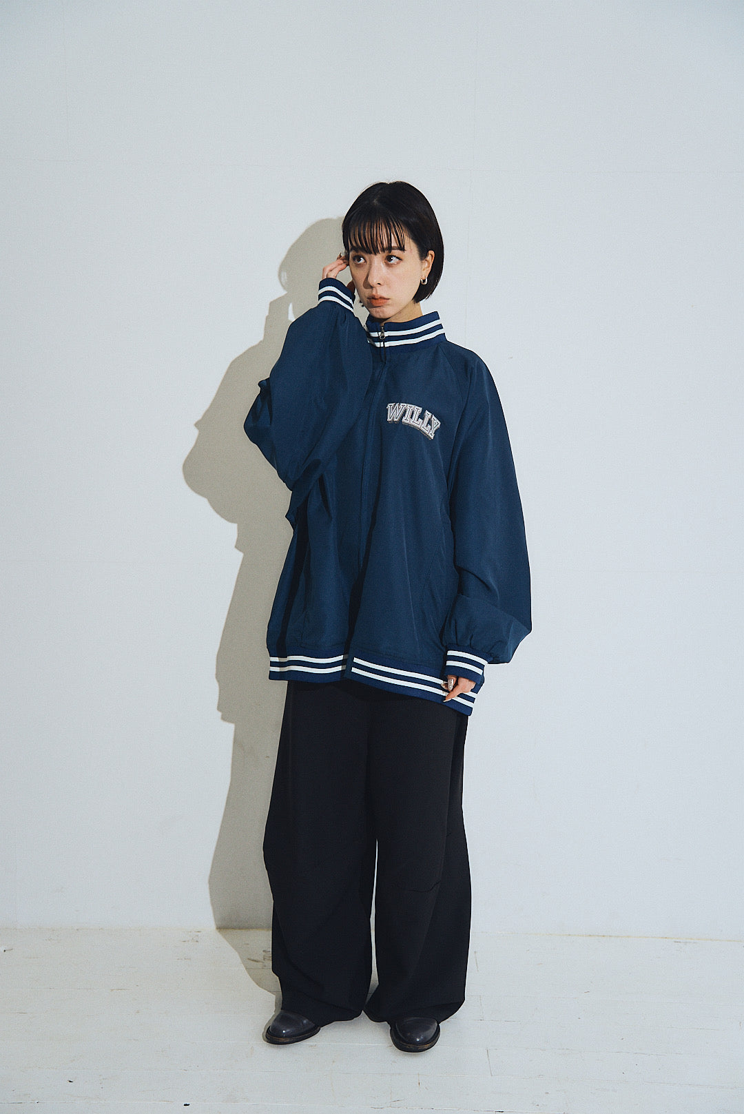 WILLY CHAVARRIA / STADIUM JACKET RECYCTEX VISION BLUE