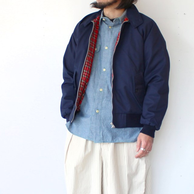 COMBAT ハリントンジャケット Harrington Jacket （Navy） - C.COUNTLY