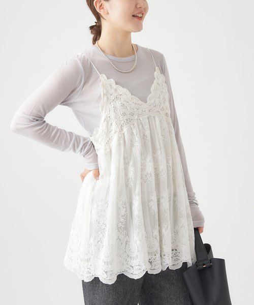 追加》アンティークチュールバテンキャミ（シャツ/ブラウス）｜IENA
