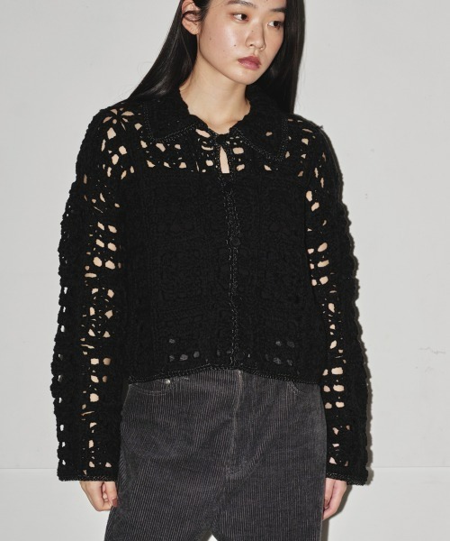 TODAYFUL（トゥデイフル）の「Crochet Knit Shirts（Tシャツ