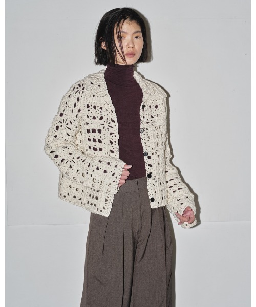 TODAYFUL（トゥデイフル）の「Crochet Knit Shirts（Tシャツ