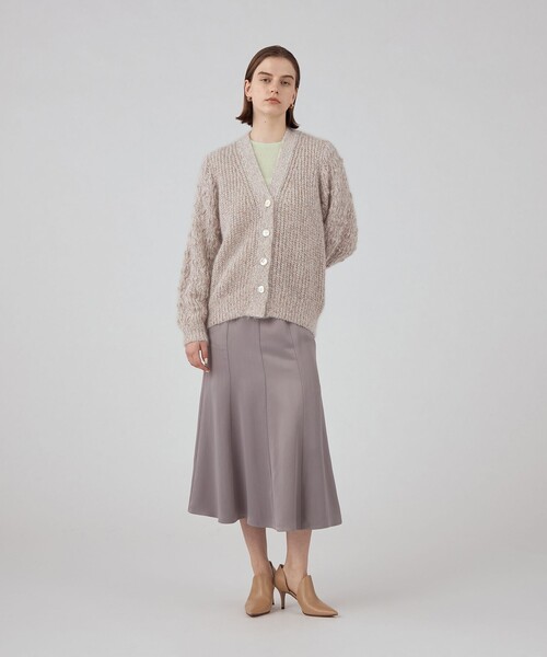 セール】ラグジュアリーシルクモヘヤ Vネックカーディガン（ニット