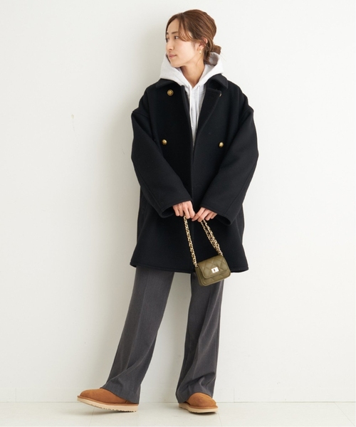 セール】≪追加≫Super 100ダブルクロスPコート（ピーコート