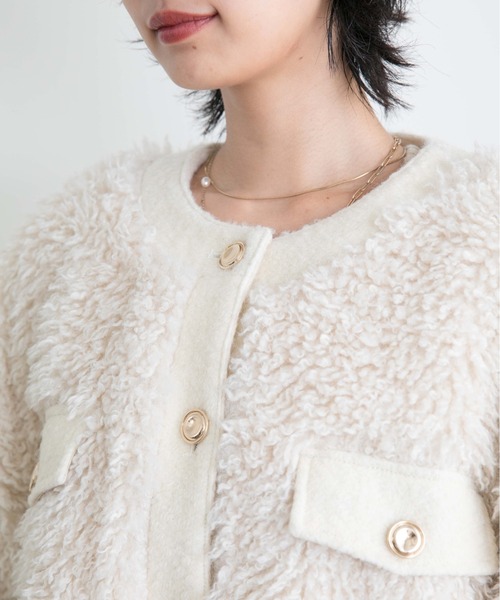 Eimee Law（エイミーロウ）の「アウトポケット ファージャケット（ノー