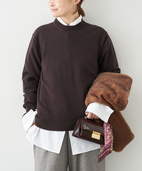 CINOH/チノ 】MIX KNIT（ニット/セーター）｜CINOH（チノ）の