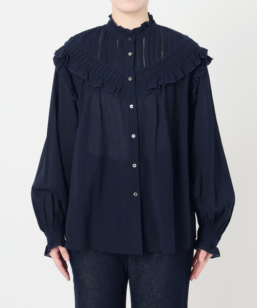 セール】《WEB限定/追加3》フリルピンタックブラウス（シャツ/ブラウス