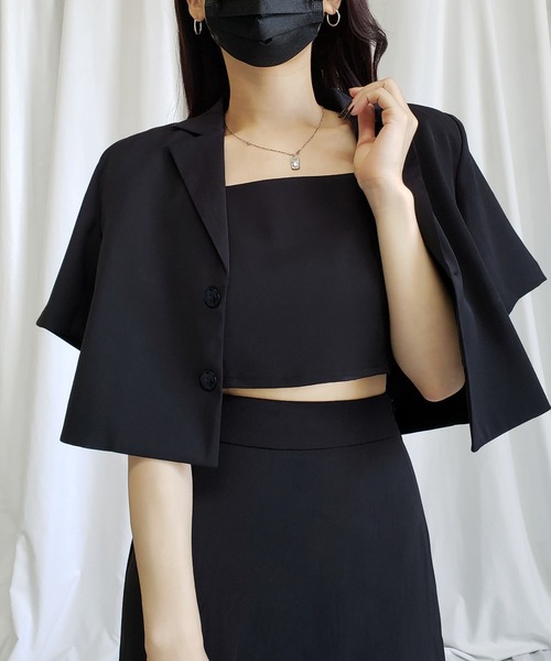 セール】【 セットアップ着用可能 ／肩紐調節可 】ストラップショート