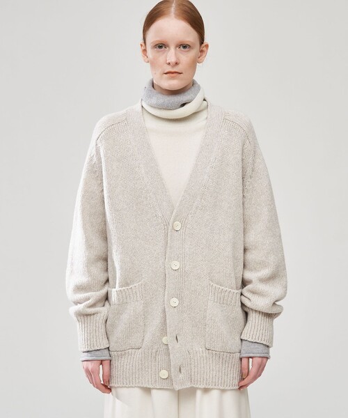 GALERIE VIE（ギャルリー ヴィー）の「ファインウール Vネックロング