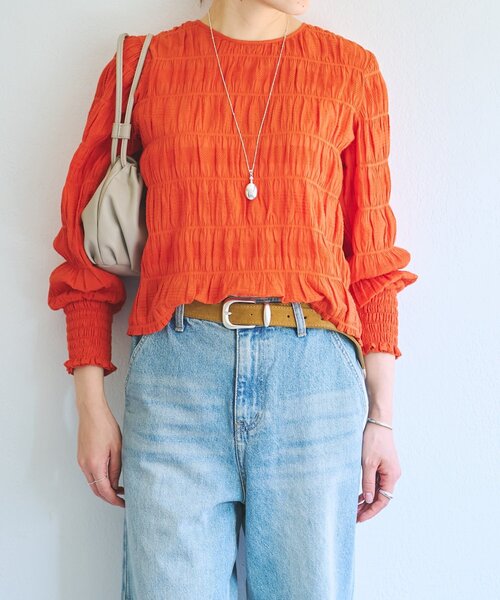 コットンシャーリングブラウス（シャツ/ブラウス）｜BEARDSLEY