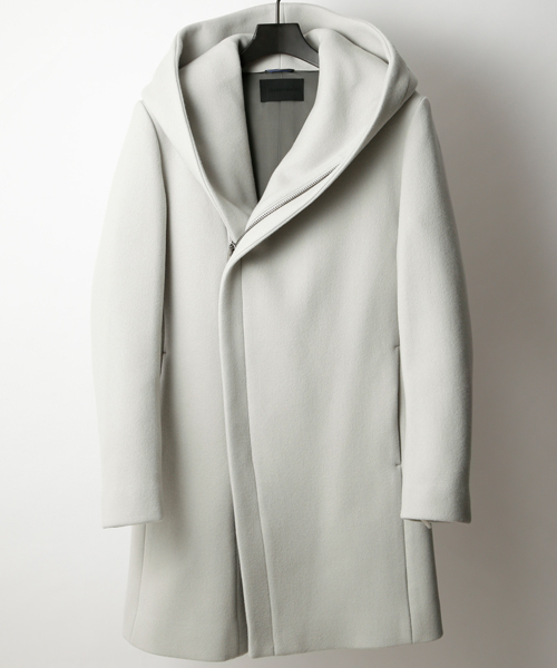 junhashimoto（ジュンハシモト）の「WRAP COAT（ステンカラーコート