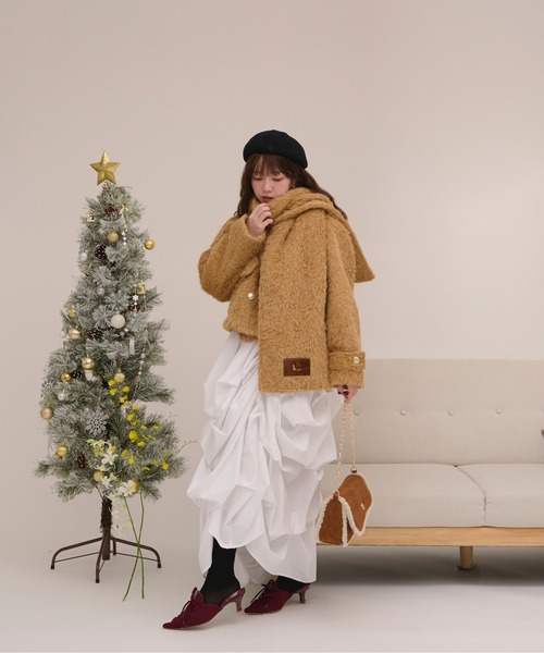 muffler shaggy short coat / マフラーシャギーショートコート（その他